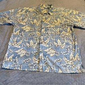 OP sport s/s loop collar shirt mens‎ size XL pre-owned condition